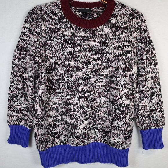 J. Crew Sweaters - J.Crew Sweater Marled Colorblock Crew Neck Size Medium